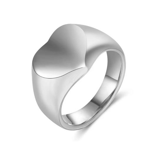 SOLID LOVE RING silver